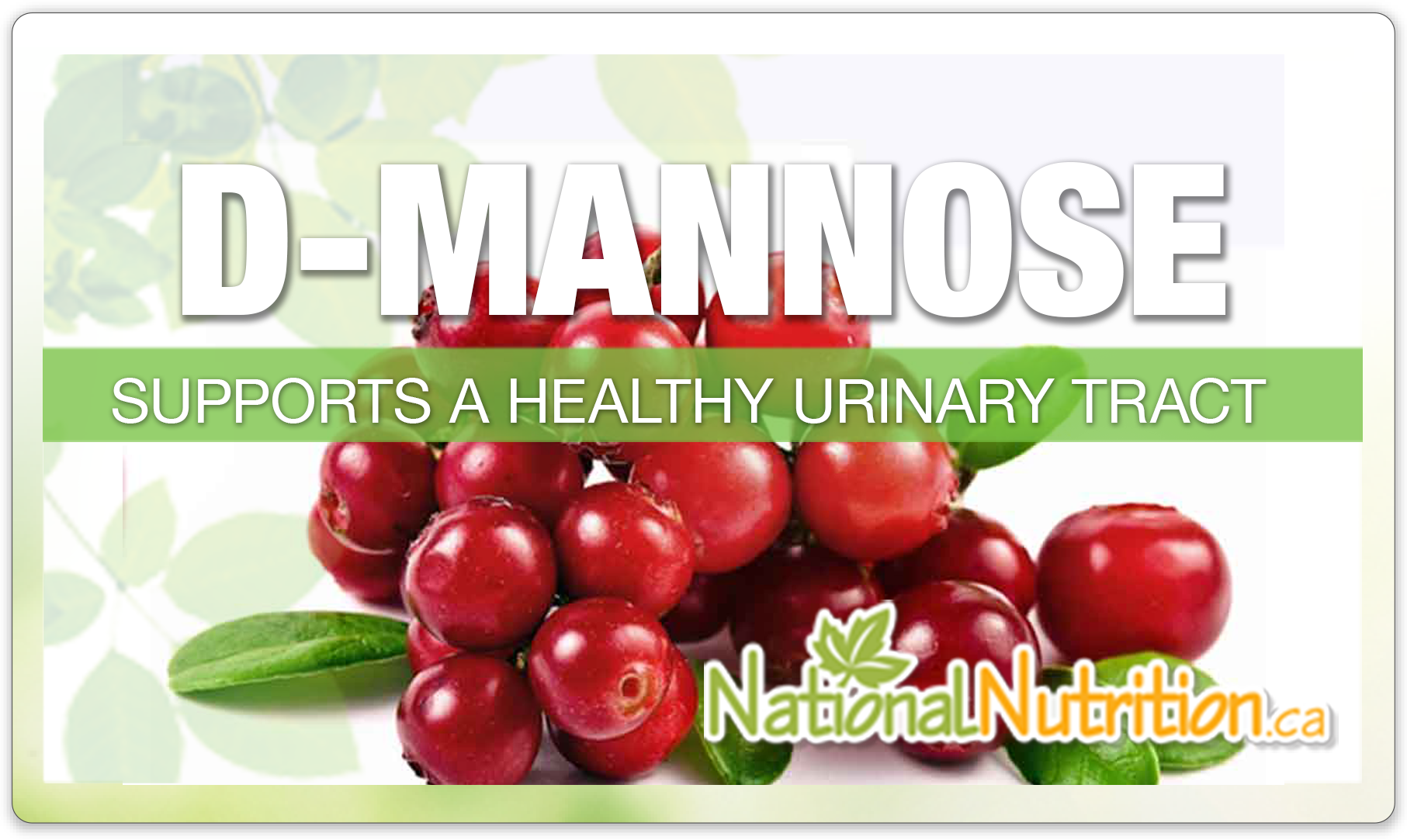 DMannose National Nutrition Articles