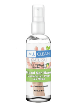 All Clean Natural Hand Sanitizer - Lemon Mint | Nationalnutrition.ca