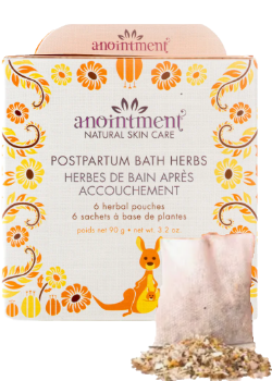 Buy Anointment Natural Skin Care Postpartum Bath Herbs 90g at