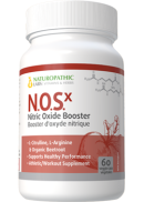 Naturopathic Labs NOSx Nitric Oxide Booster 633mg - 60 V-Caps