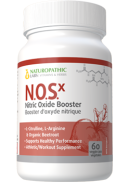 Naturopathic Labs NOSx Nitric Oxide Booster 633mg - 60 V-Caps