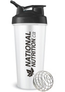 National Nutrition Shaker + Mixer Ball & Carrying Toggle (Black BPA Free) - 700ml