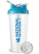National Nutrition Shaker + Mixer Ball & Carrying Toggle (Blue BPA Free) - 700ml
