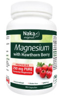 Naka Magnesium 250mg (With Hawthorn) - 180 + 20 Caps FREE