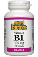 Natural Factors B-1 Thiamine 100mg - 90 Tabs