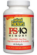 Natural Factors PS-IQ Memory - 60 Softgels