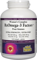 Natural Factors Women's Complete RxOmega-3 Factors - 120 Softgels