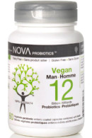 Nova Probiotics Vegan Man (12 Billion) - 60 V-Caps