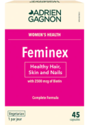 Feminex Healthy Hair Skin & Nails With 2,500mcg Biotin - 45 Caps - Adrien Gagnon