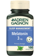 Adrien Gagnon Melatonin 3mg (Peppermint) - 100 Sub Tabs