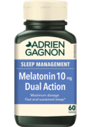 Adrien Gagnon Melatonin 10mg Dual Action - 60 Tabs