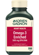 Omega-3 Enriched 500mg EPA-DHA - 200 Softgels - Adrien Gagnon