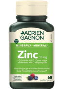 Zinc 15mg (Mixed Berry) - 60 Lozenges - Adrien Gagnon