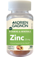 Adrien Gagnon Zinc 25mg (Sugar Free Peach) - 30 Gummies
