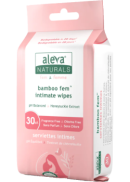 Aleva Naturals Bamboo Fem Intimate Wipes - 30 Wipes