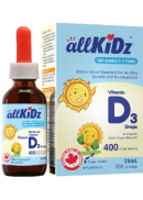 Allkidz Naturals Vitamin D3 Drops 400iu  - 25ml