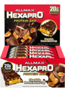 Allmax Hexapro Protein Bar (Chocolate Peanut Butter Cup) - 12 Bars