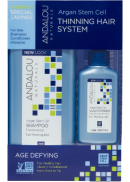 Andalou Naturals Argan Stem Cell Thinning Hair System (Age Defying) - 3 Pack