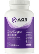 AOR Zinc-Copper Balance 17mg - 100 V-Caps
