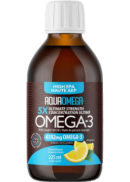 AquaOmega High EPA Omega-3 4,380mg (Lemon) - 225ml