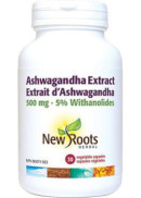 New Roots Ashwagandha Extract 500mg - 30 V-Caps