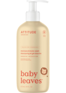 Attitude Baby & Kids Baby Leaves 2-In-1 Shampoo & Body Wash (Pear Nectar) - 473ml