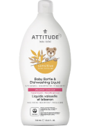 Attitude Baby & Kids Little Ones Bottle & Dishwashing Liquid (Fragrance Free) - 700ml