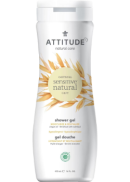 Attitude Oatmeal Sensitive Natural Care Shower Gel Moisturize & Revitalize (Argan) - 473ml