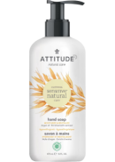 Attitude Oatmeal Sensitive Natural Care Hand Soap Moisturize & Revitalize (Argan) - 473ml