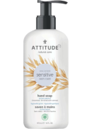 Attitude Oatmeal Sensitive Natural Care Hand Soap Extra Gentle (Fragrance Free) - 473ml