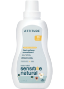 Attitude Baby & Kids Sensitive Natural Baby Fabric Softener (Unscented) - 1L