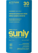 Attitude Baby & Kids Sunly Kids Mineral Sunscreen Stick SPF30 (Unscented) - 60g