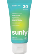 Attitude Sunly Mineral Face Sunscreen SPF30 (Unscented) - 75g