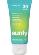 Attitude Sunly Mineral Face Sunscreen SPF30 (Unscented) - 75g