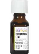Aura Cacia Cinnamon Leaf Pure Essential Oil (Revitalizing) - 15ml