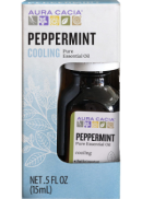 Aura Cacia Peppermint Pure Essential Oil Box (Cooling) -15ml