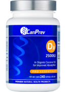 CanPrev D3 2,500iu (MCT Base) - 240 Softgel