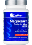 CanPrev Magnesium + Taurine, B6 & Zinc Cardio - 120 V-Caps