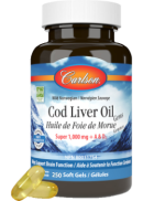 Carlson Laboratories Cod Liver Oil 1,000mg - 250 Softgels