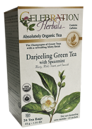 Celebration Herbals Green Tea Darjeeling With Spearmint(Organic) - 24 Tea Bags