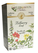 Celebration Herbals Bilberry Leaf Tea (Organic) - 24 Tea Bags