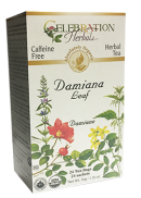 Celebration Herbals Damiana Leaf Tea (Organic) - 24 Tea Bags
