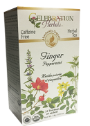 Celebration Herbals Ginger Peppermint Tea (Organic) - 24 Tea Bags
