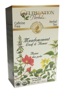 Celebration Herbals Meadowsweet Leaf & Flower Tea (Organic) - 24 Tea Bags