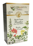 Celebration Herbals Rooibos Herbal Orange Tea (Organic) - 24 Tea Bags