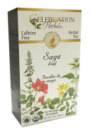 Celebration Herbals Sage Leaf Tea (Organic) - 24 Tea Bags
