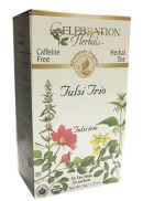 Celebration Herbals Tulsi Trio Blend Tea (Organic) - 24 Tea Bags