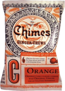 Chimes Gourmet Ginger Chews Bag (Orange) - 141.8g