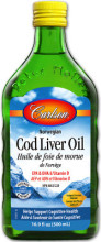 Carlson Laboratories Cod Liver Oil (Lemon) - 500ml