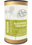 Clef Des Champs Tradition Black Pepper Whole (Organic, Tube) - 120g